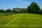 The grass tennis court