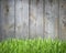 Grass Wood Fence Background