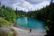 The Grassi Lakes in Canmore, short hiking trail, Canada, Alberta