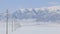 Grassland covered in ice and snow in Xinjiang, northen China