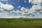 Grassland in the steppe of Mongolia