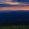 Grassy Field and Layers of Blue Ridge Mountains