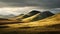 Grassy Landscape Hills In Denmark: Captivating Tundra Photograph