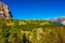 Grassy plateau on the Sella Pass