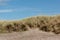 Grassy Sand Dune with Blue Sky