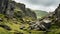 Grassy Valleys And Sharp Boulders: A Stunning Upland Landscape