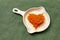 Grated carrot heart