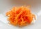 Grated carrots julienne