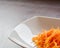 Grated carrots julienne