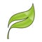 Grated nature exotic plant leaf design