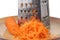 grater and carrots