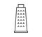 Grater icon illustrated in vector on white background