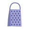 Grater utensil kitchen isolated icon design