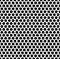 Grating pattern with grid, mesh of circles. Repeatable.