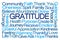 Gratitude Word Cloud