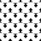 Grave cross seamless cemetary pattern for design.