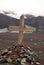 Grave on Deception Island, Antarctica