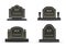 Grave headstones set