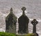 Grave Markers In Donegal Cemetery Donegal Ireland