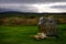 Grave stone on Culloden Battle Field, Scotland