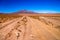 Gravel Altiplano Road in Bolivia