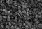 Gravel gray dust background geology, texture monochrome set of stones