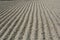 Gravel patterns in the zen garden. Tenryuji buddhist temple. Arashiyama. Kyoto. Japan