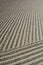 Gravel patterns in the zen garden. Tenryuji buddhist temple. Arashiyama. Kyoto. Japan