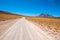 Gravel road in Atacama desert, Chile