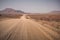 Gravel Road C43 between Palmwag and Sesfontein in Namibia, Africa