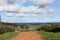 Gravel road in Darling Ranges Western Australia near Crooked Brook.