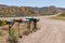 Gravel road departing from the legendary Route 66, Arizona, USA