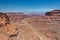 Gravel road leading to canyon, Canyonlands National Park Utah USA