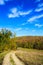 Gravel road on ranch