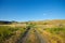 Gravel Road in Ranch Land