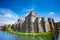 Gravensteen castle in Ghent, Belgium, Europe