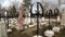 Graves on the Lychakiv Cemetery in Lviv, Ukraine