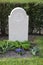 Gravestone of fallen dutch soldier during world war 2