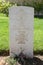 Gravestone of fallen soldier at the Beersheba War Cemetery