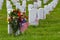 Gravestones in Arlington National Cemetery - Washington DC