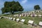 Gravestones at the Beach Cemetery at Gallipoli.