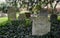 Gravestones in the cemetery at the historic Church of St Mary in Harmondsworth, west London, UK