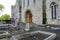 Gravestones lining entrance of St.Mary\'s Cathedral,Limerick,Ireland, October,2014
