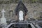 Gravestones and stonewalls,St.Mary\'s Cathedral, Limerick,Ireland,October,2014