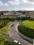 A graveyard and houses in Lissabon