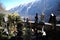 Graveyard in lake hallstatt