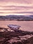 Graveyard of ships, old fishing village on the shore of the Barents sea, the Kola Peninsula, Teriberka, Russia