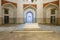 graveyards inside humayun tomb at morning from unique perspective