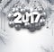 Gray 2017 New Year background.