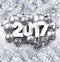 Gray 2017 New Year background.